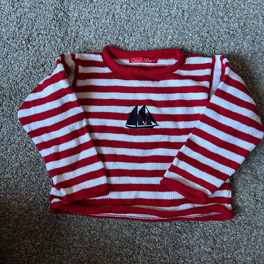 Coco Villa Striped Sweater